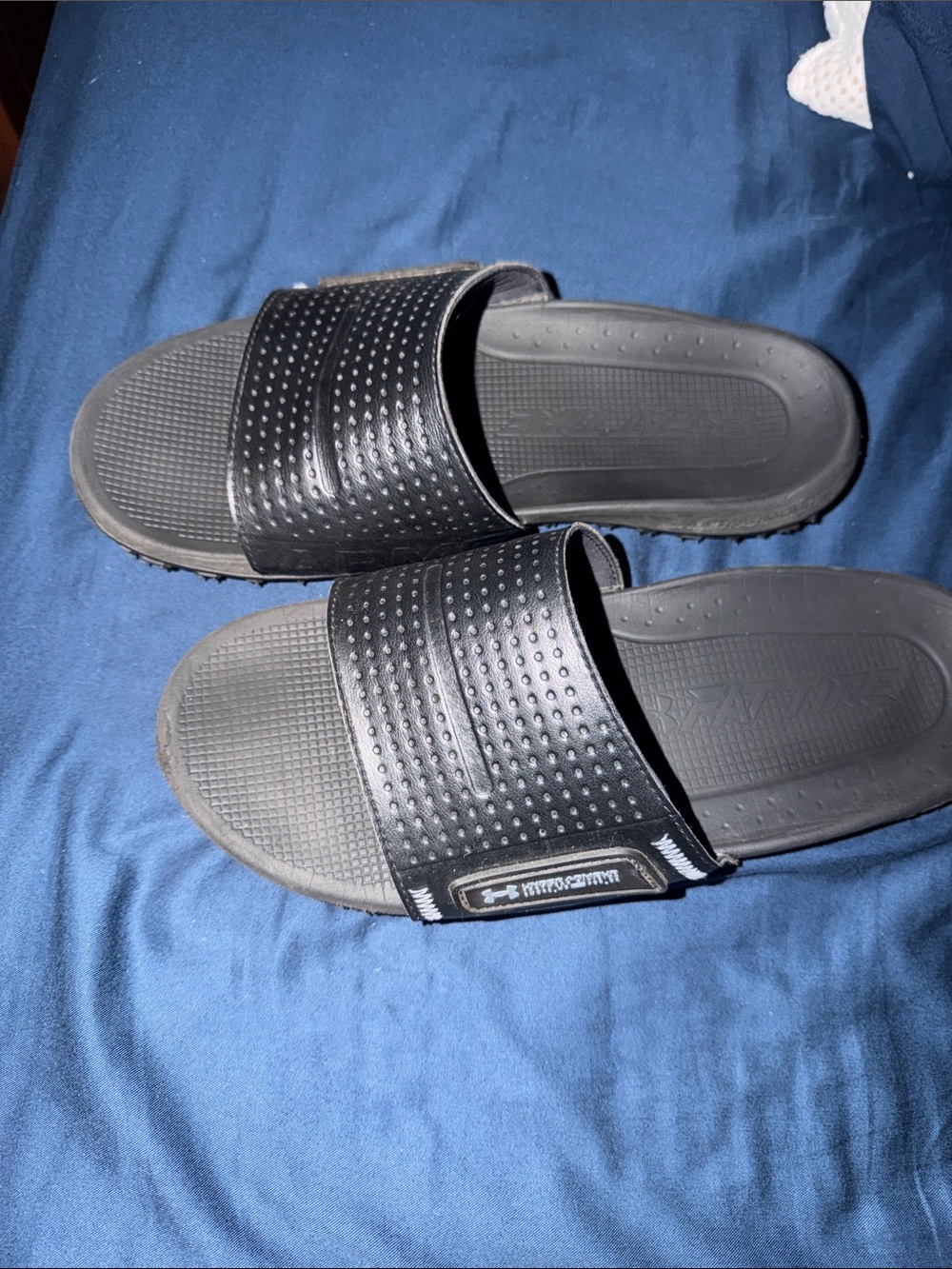 Under Armour Men’s Michelin Grop Black Slide Sandals